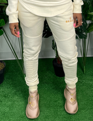 ICONIC CREAM JOGGERS